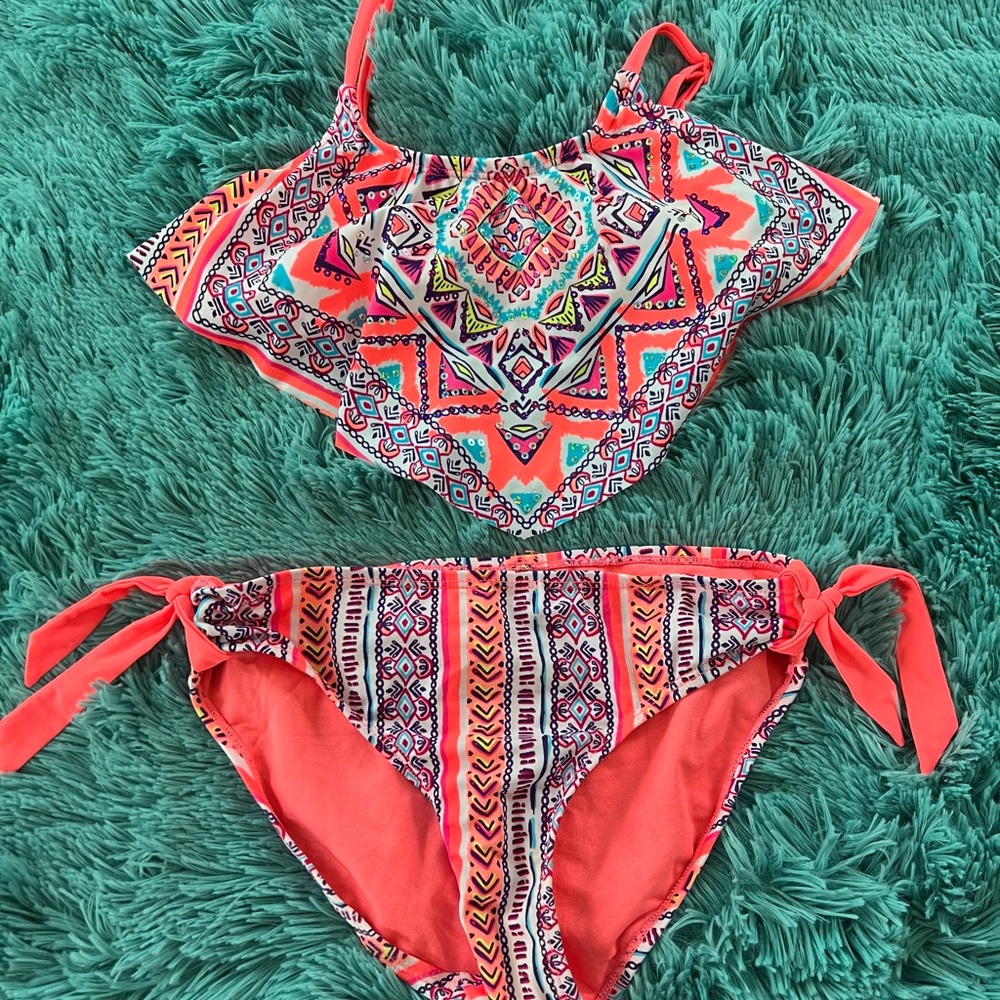 Justice 2 piece boho bikini